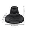 Lab Stool Replacement Seat Ergonomic Anti PU Foam with Handle Textured for Research Facility,