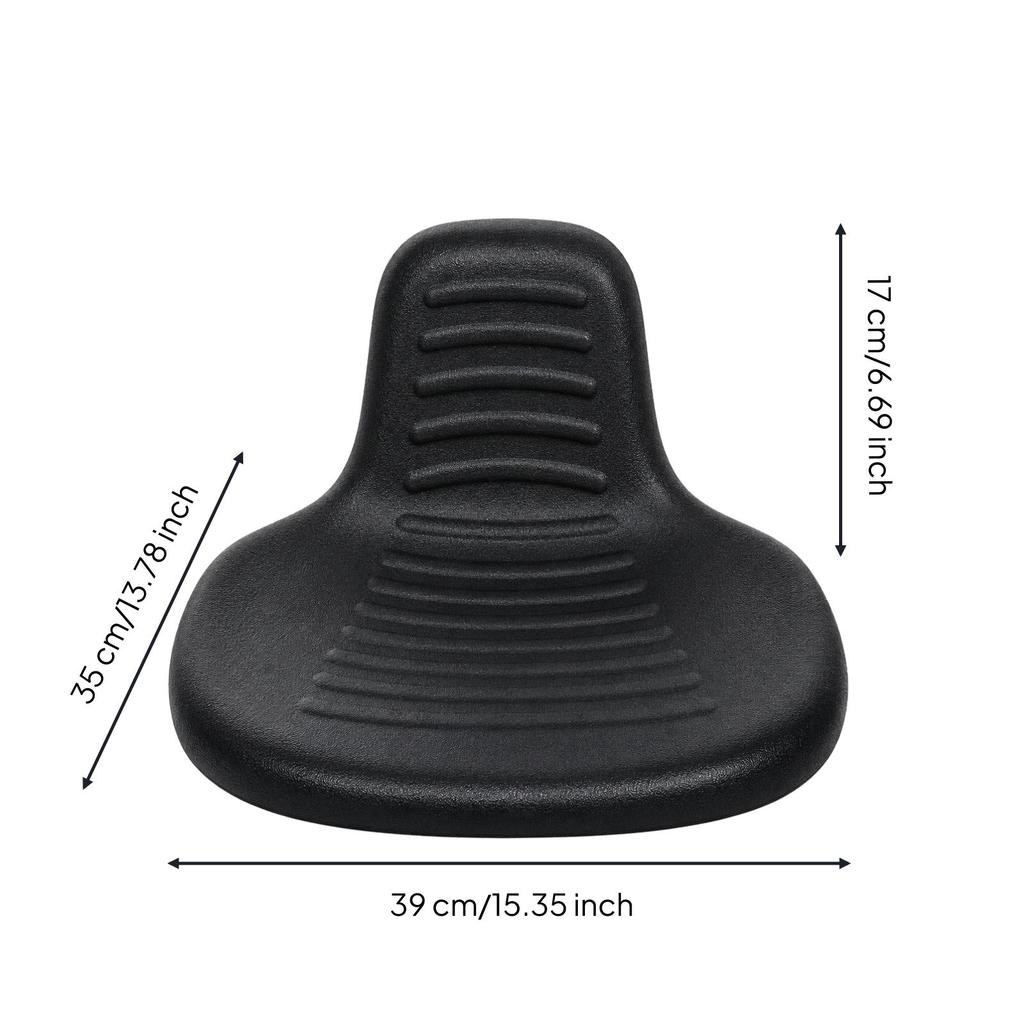 Lab Stool Replacement Seat Ergonomic Anti PU Foam with Handle Textured for Research Facility,