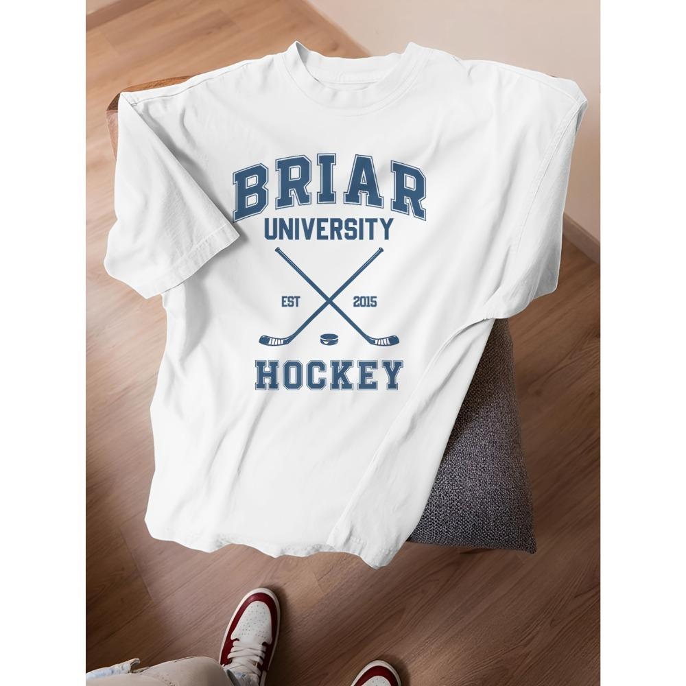 Blair Hockey Off-Campus Graham44 T-Shirt Printed and Graphic Design, Casual Crew Neck T-shirt M