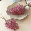 Handmade Grape Soap on A Rope Decorative Grapes Cluster Shaped Soap Bars for Men Women Refreshing Scent Natural Skin Cleansing Bar
