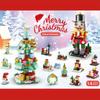 24Years Christmas Building Block Toy Blind Box Set Xmas Advent Calendar Bricks DIY Educational Toys Kit Gift For Kids Adults