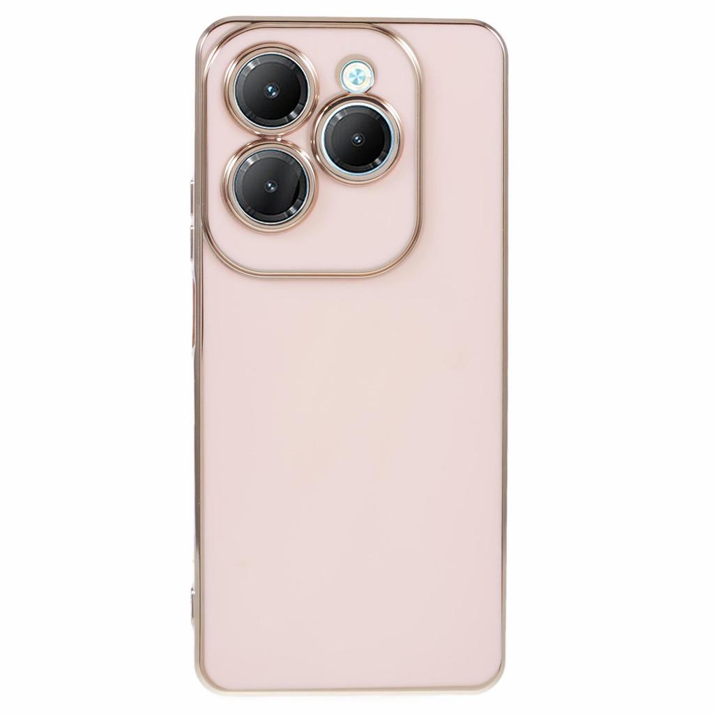 For Infinix Hot 40/Hot 40 Pro/TECNO Spark 20 Pro Case 6D Electroplating Protective TPU Phone Cover