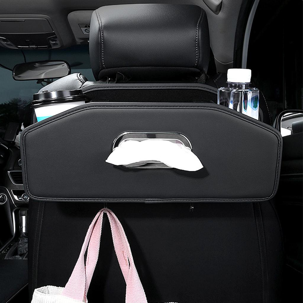 Car Seat Back Organizers Fashion & Functional Storage for Family Cup Holder, Tissue Box & Hook,Travel Storage Bags