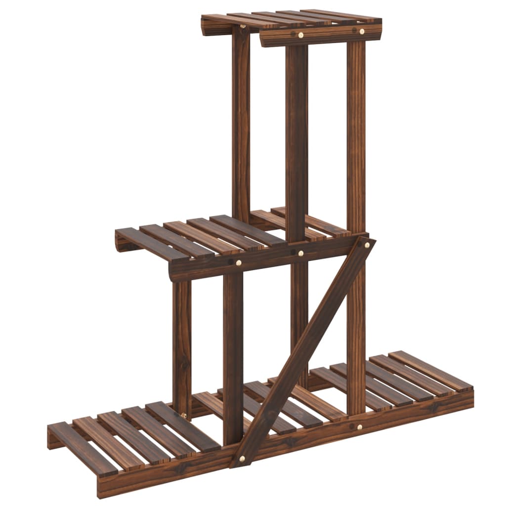 Flower Stand 81 x 25 x 75.5 cm Solid Pine Wood