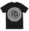 Viking Valhalla Nordic Ornament Tattoo T-Shirt 180 GSM | Classic Fit 100% Cotton