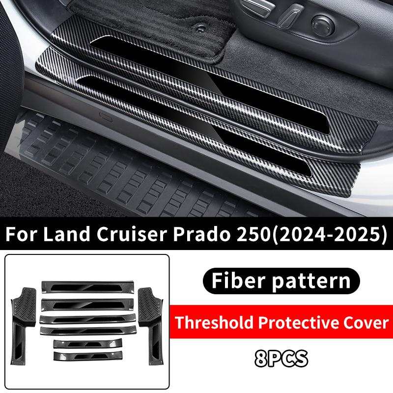 APA1 For Toyota Land Cruiser 250 2024 2025 Prado LC250 1958 First Edition Threshold Decoration Protection Cover,Interior Accessories