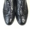 Vintage/REGAL Imperial Grade/Goodyear Welt Leather Wingtip Shoes/25.0EE/Black/Business Dress Shoes(USED)