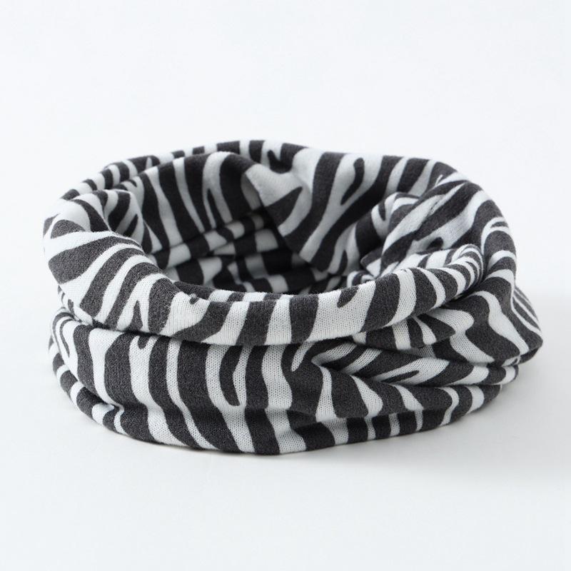 Korean Style Double-Layer Neck Warmer: Unisex Autumn/Winter Scarf & Elastic Headband