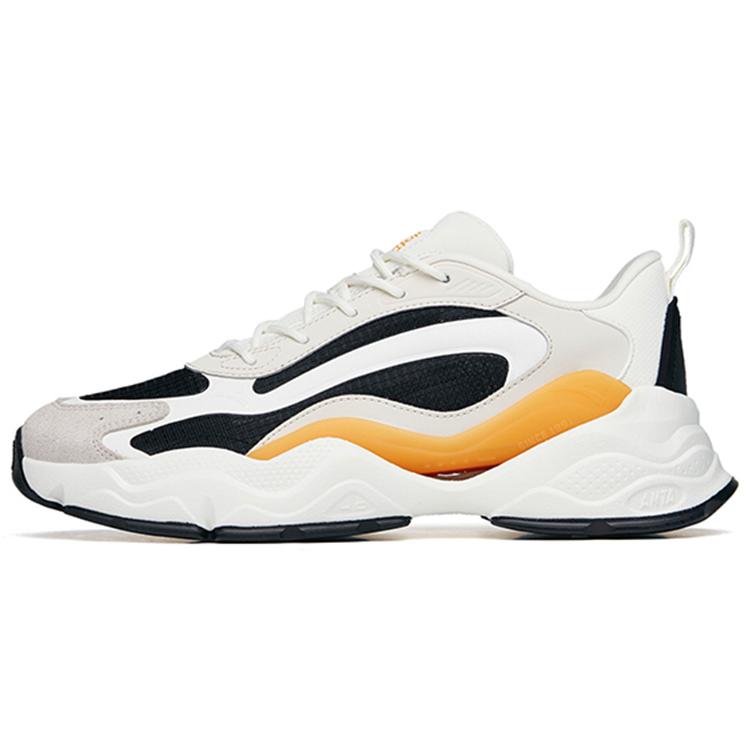 New Anta Millennium 4.0 Cushioning Anti-Slip And Wear-Resistant Low-Top Casual Shoes Men's Black White Gray 112228890-4