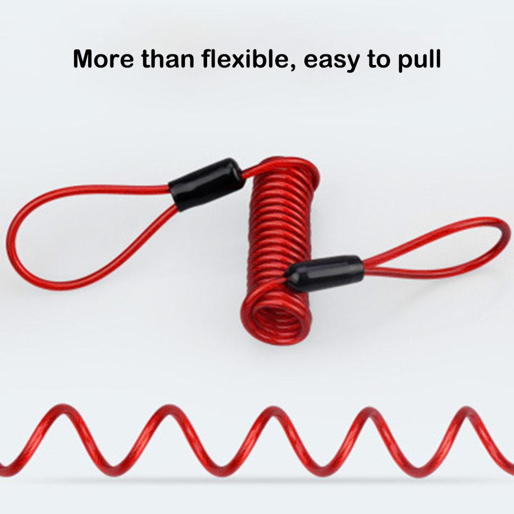 Steel Wire Strip Multipurpose Portable Rope Waterproof Protection Metal Port Strips Wear-Resistant Stable Motorcycle
