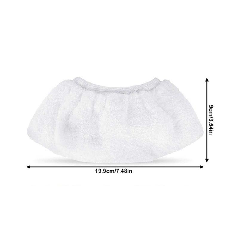 Set of 14 Microfibre Floor Cloth Cover Colour Round Brush Effective Cleaning for SC1 SC5 SC7 Steam Cleaner Floor Nozzle