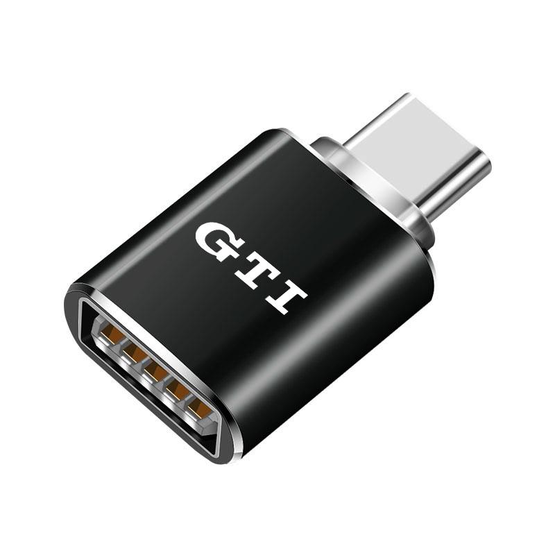 USB Type-C Adapter Flash Drive Reader Car Interior Accessories For VW Atlas Jetta Touareg Variant Golf Polo GTI Taos Nivus Passa RM4