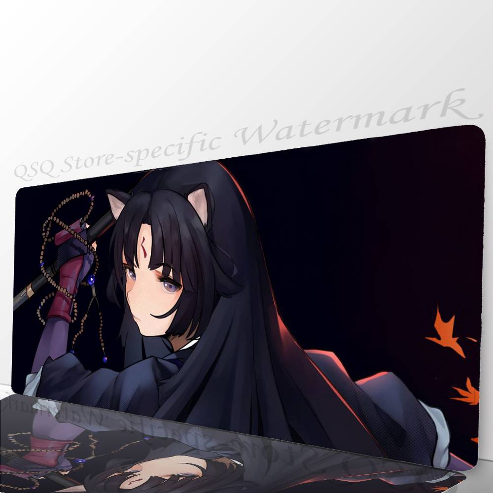 Saga Animated Game A-Arknights Mousepad Mouse Mat Desk Mat With Pad Gaming Accessories Prime Gaming XXL Keyboard Pad Padding M