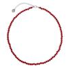 standingfish red jade necklace(4mm)