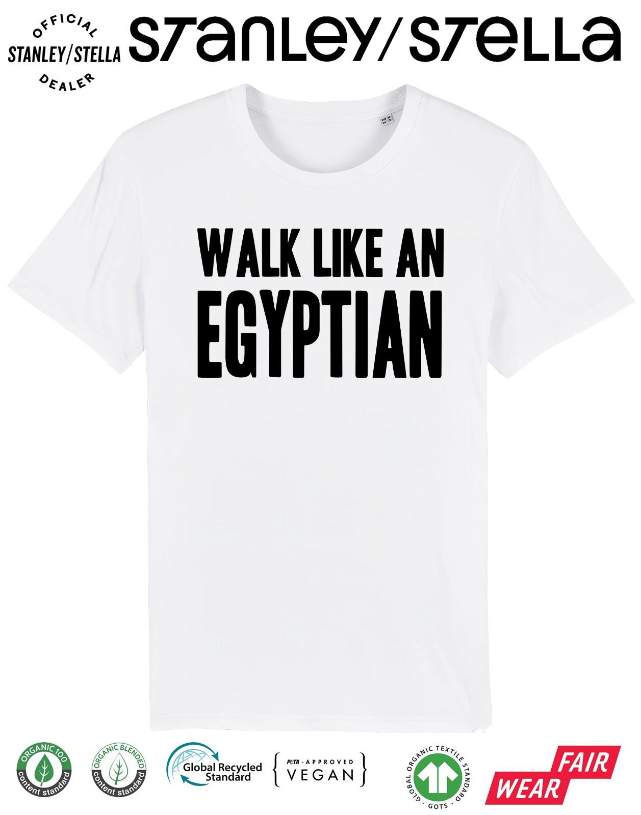 Walk Like An Egyptian Mens T-Shirt Mens Womens Tees Top Fancy Dress 80s Disco Party Weekend Eighties L