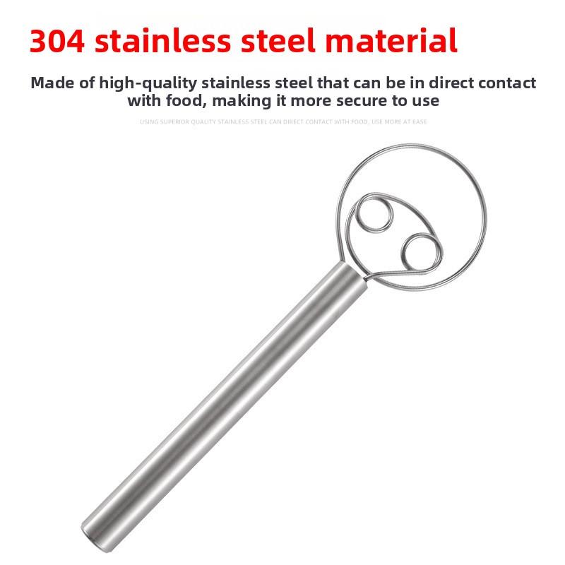 Ruční cívkový dánský olej-mouka míchání a šlehání těsta mixér