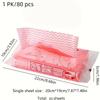 1pack Disposable Non Woven Fabric Rags Portable Pink Disposable Dishcloth Pull Out Oil Proof Cleaning Cloth Kitchen Accessories