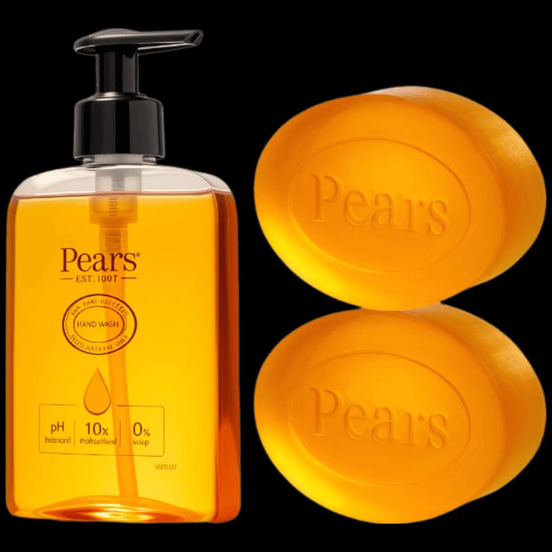 PEARS Amber Orange Crystal Soap & Hand Wash Set
