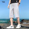 Yalu Men's Ice Silk Capri Sport Shorts