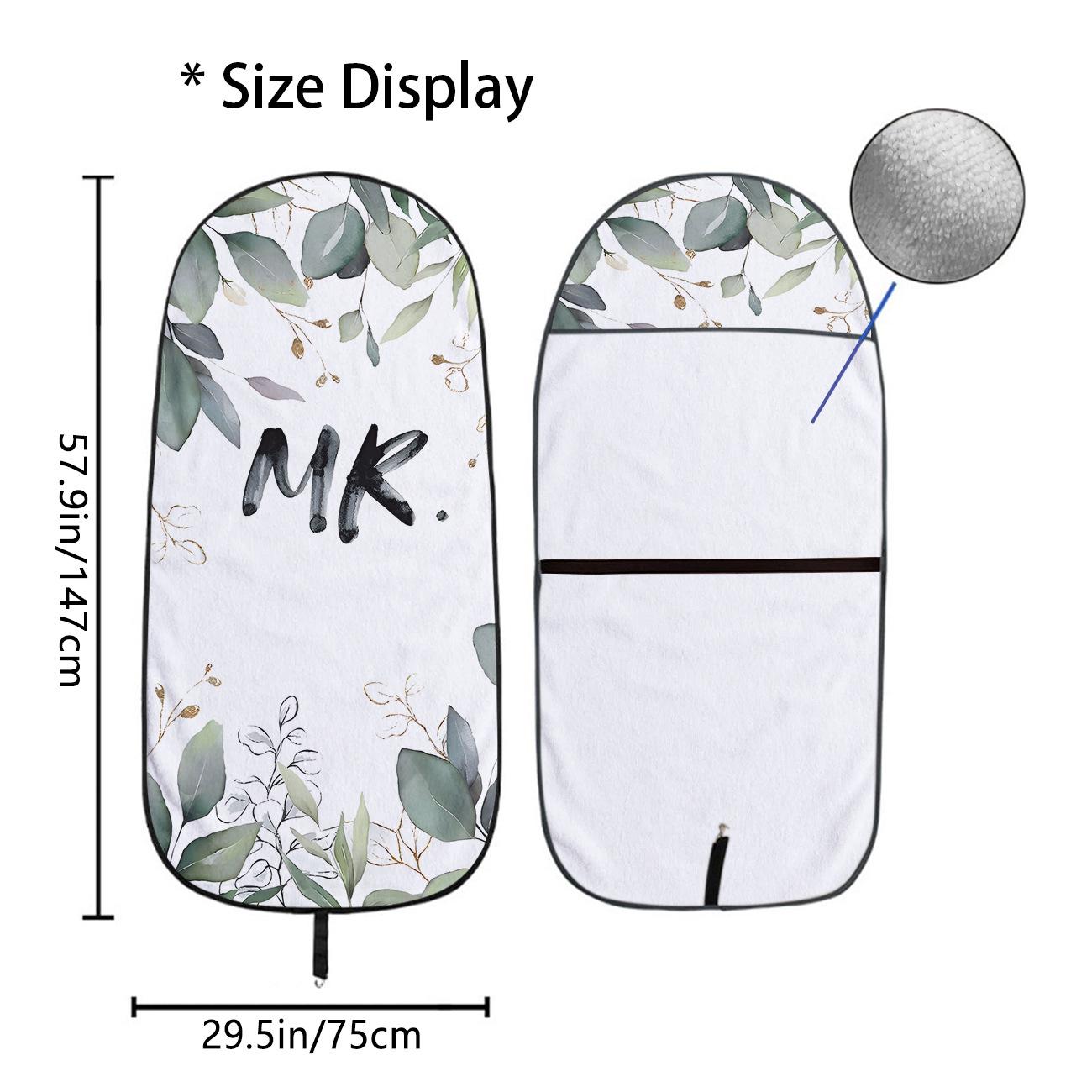 Universal All-Season Car Seat Towel Cover for Gym and Workout 75x150 cm