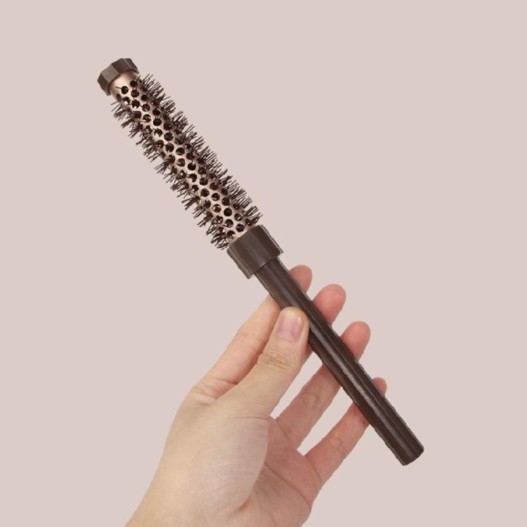 3Pcs Round Brush Set for Effortless Blow Drying and Styling of Short Hair with Comfortable Handle and Ceramics Barrels