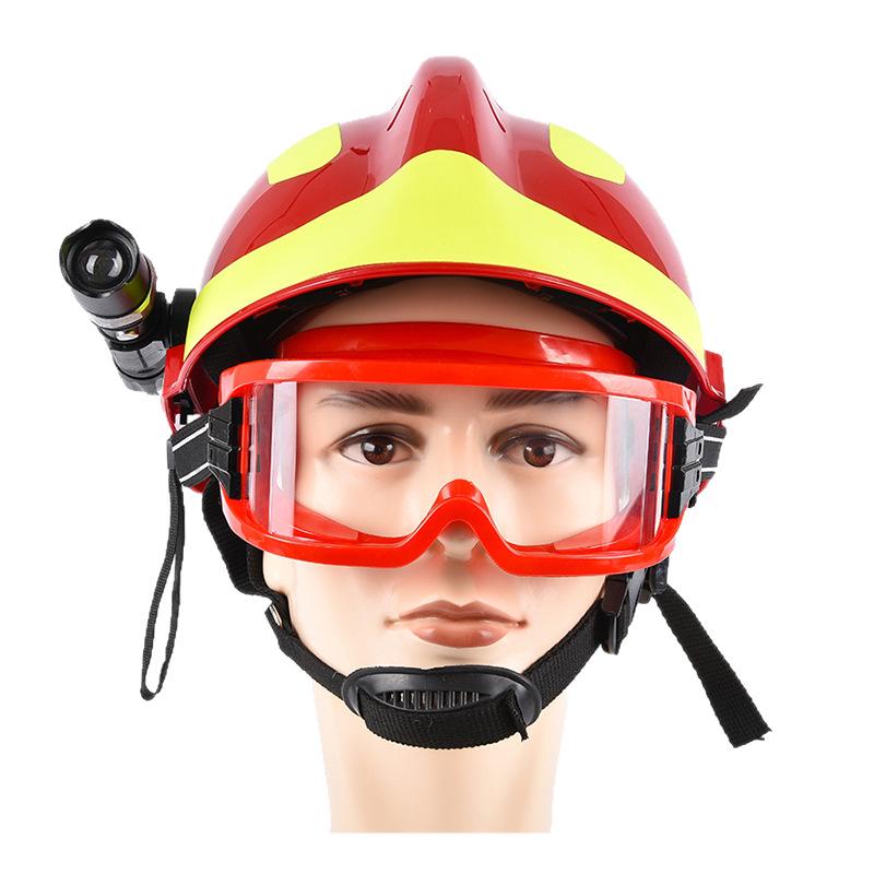F2 Firefighter Rescue Helmet - New Korean & European Style - Protective Emergency Gear, Blue