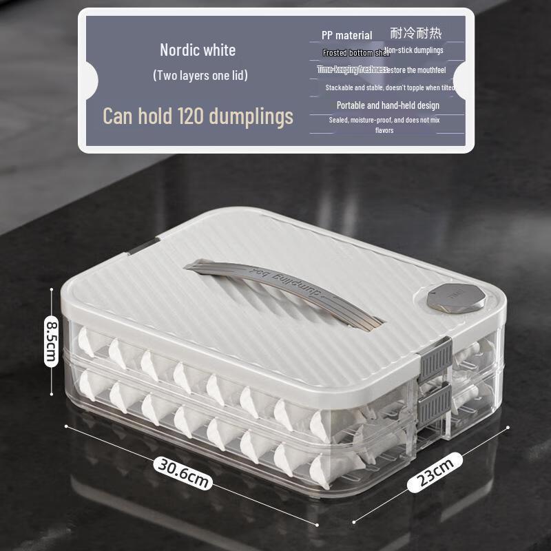 Boîte de conservation MinNai pour raviolis et wontons au congélateur