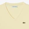 Lacoste Women's Basic V-Neck Short Sleeve T-Shirt TF833E-56GS7G