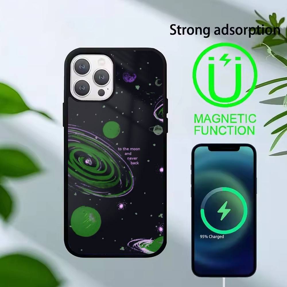 

Y2k INS Graffiti Phone Case For iPhone17,16,15,14,13 Plus,Pro Max Magnetic For Magsafe Wireless Charging iPhone15