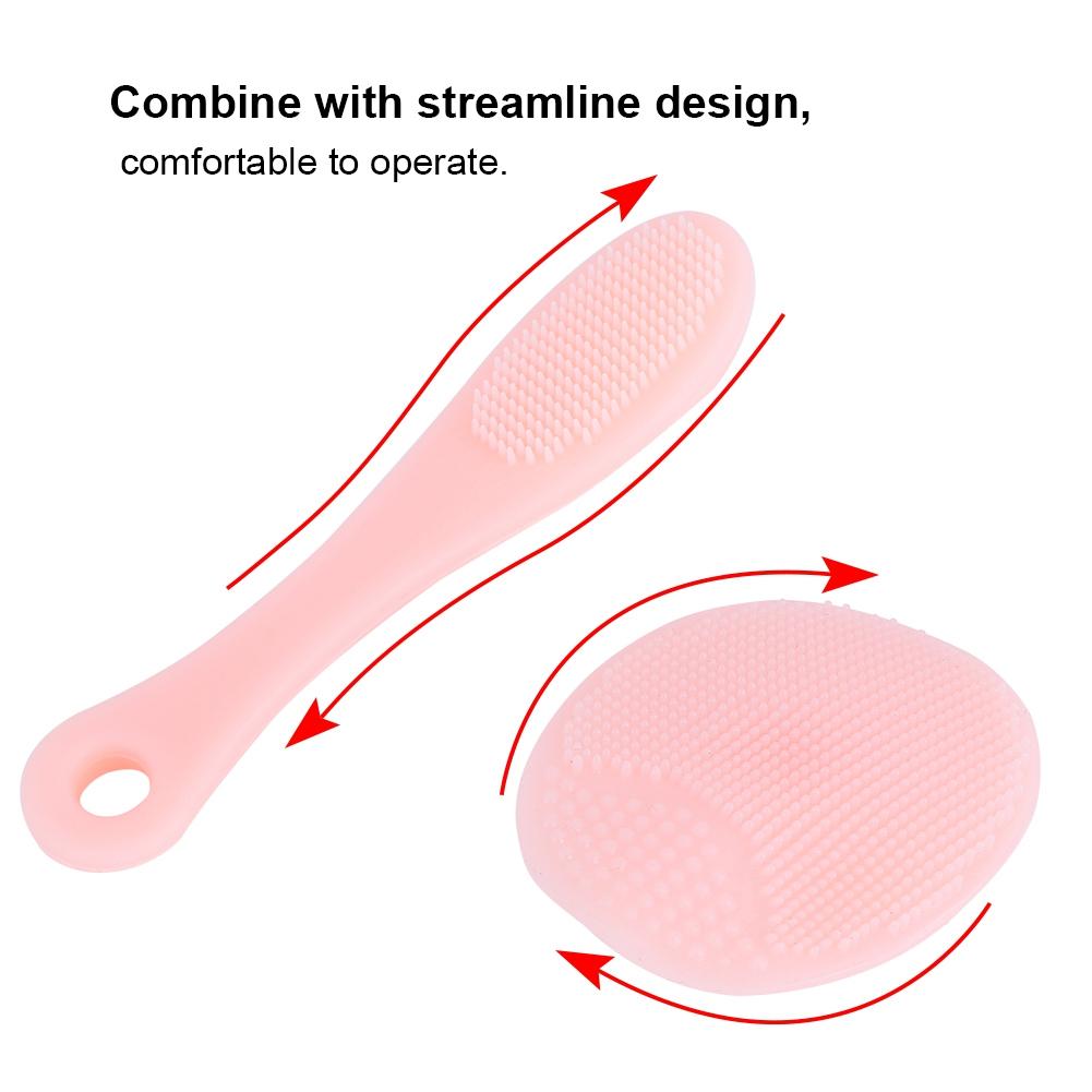 Silicone Facial Cleansing Brush Black Head Removal Brush Makeup Facial Skin Remover Suit