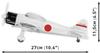 Cobi Historische Sammlung #5729 Zero A6M2 Trägergestützter Jäger (Japanische Armee) Maßstab 132