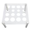 Chess Piece Die Crafting Holder 16 Holes Acrylic Board and Aluminum Support Rods for International C