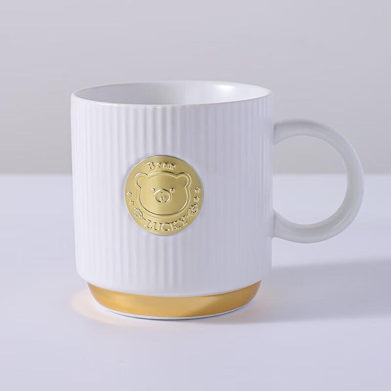 Chuanqi Ceramic Mug with Lid and Spoon