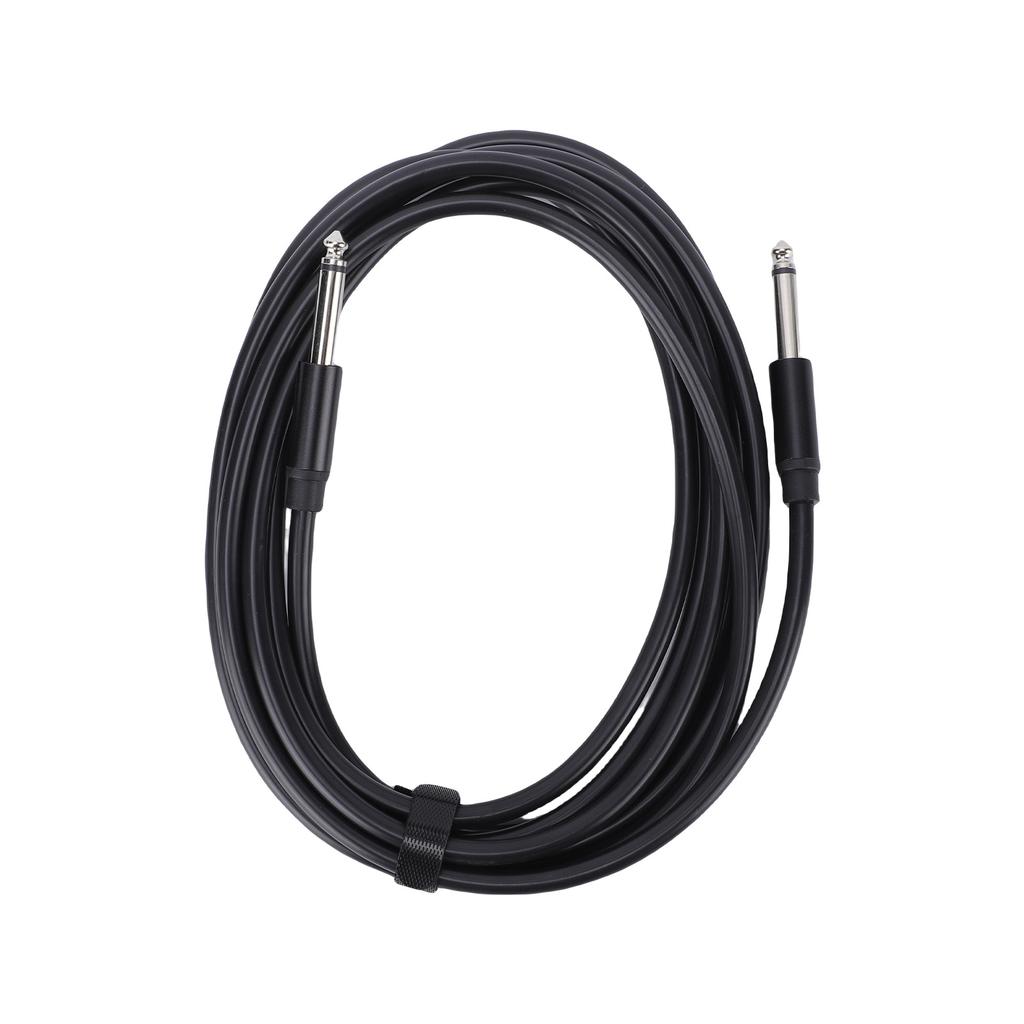 Guitar Cable 6.35mm Mono Sound Cable Dual Straight Plug Professional Copper   Waterproof for Music Instrument Stage Performance