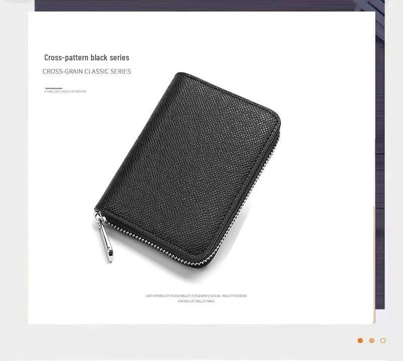 New Style Men's Mini Zipper Wallet and Coin Purse