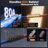 80A Brasses Wire Terminal Connectors for 10 6 AWG Cables Perfect for Automotive Marine Solar Industrial DIY Applications