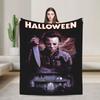 Halloween Michaels Myersed Warm Soft Blanket  Decorative Plush Throw Blanket Print Couch Chair Flannel Bedspread Sofa Bed Cover