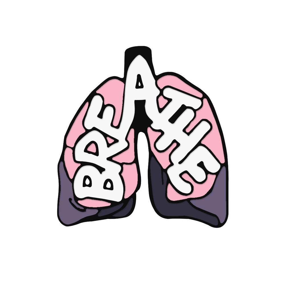 Fashion Body Organs Enamel Brooch Heart Brain Lung Lapel Pins Art Design Ocean Flowers Symbol Love Badge Bag Denim Jewelry Gifts