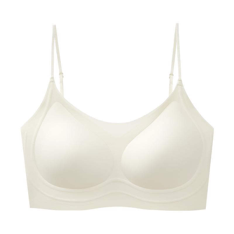 Special skin seamless underwear thin women's small breasts gather soft support vest type summer comfortable no steel ring bra