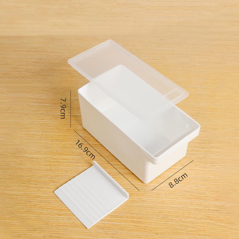 

1Pieces Butter Dish With Cover Butter Fresh-keeping Box With Cutter Slicer Countertop Butter Box Outdoor Tableware белый