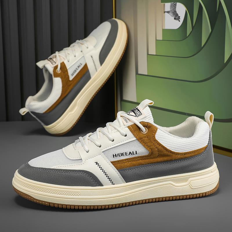 New Sporty Casual Board Shoes Summer Anti-slip and Durable Men's Versatile Low-top Trendy Net Shoes, Breathable Shoes M1007