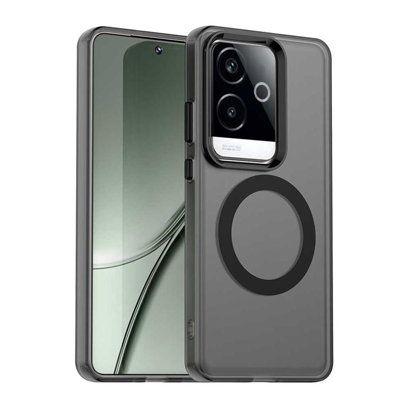 Transparent Case For Realme GT 6 China Case Realme GT6 Magnetic Adsorption Wireless Charge Back Cover For Realme GT 6 China Case