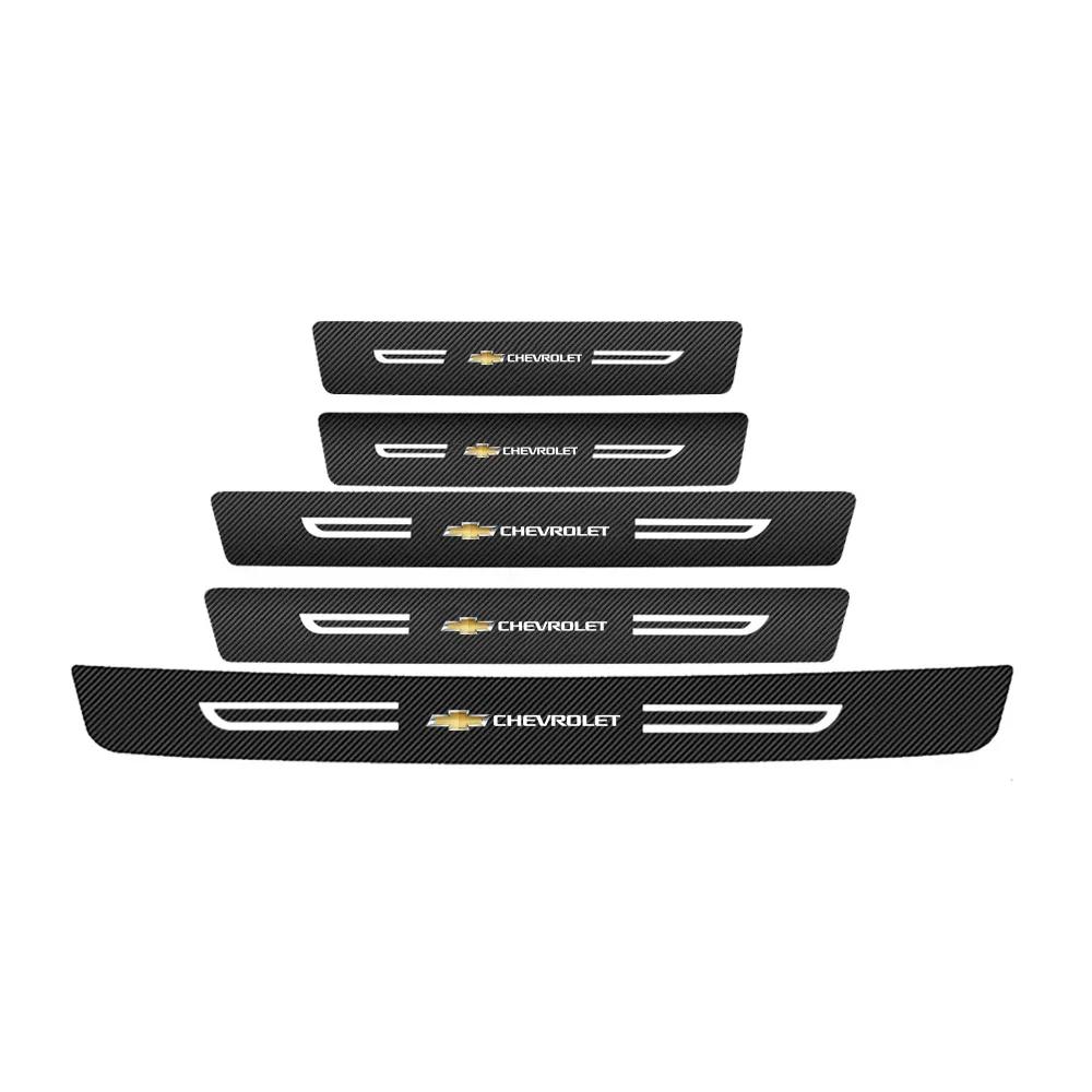 2025 Car Door Threshold Anti Scratch Stickers for Chevrolet Captiva Aveo Cruze Lacetti Niva Cobalt Orlando Sail Spark ONIX Z71