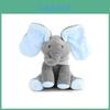 Brinquedo de Pelúcia Elefante Peekaboo Cantando Animado Boneca Infantil de Pelúcia Macia Presente