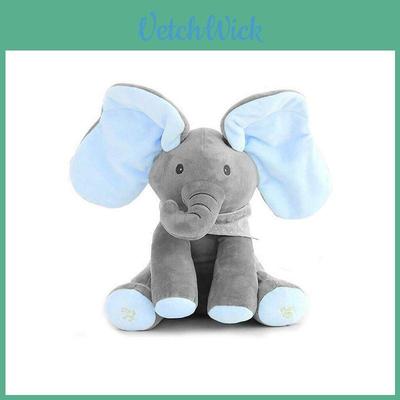 Verstecken Elefant Plüschtier Singendes Kuscheltier Animierte Kinderpuppe Weiches Spielzeug Geschenk
