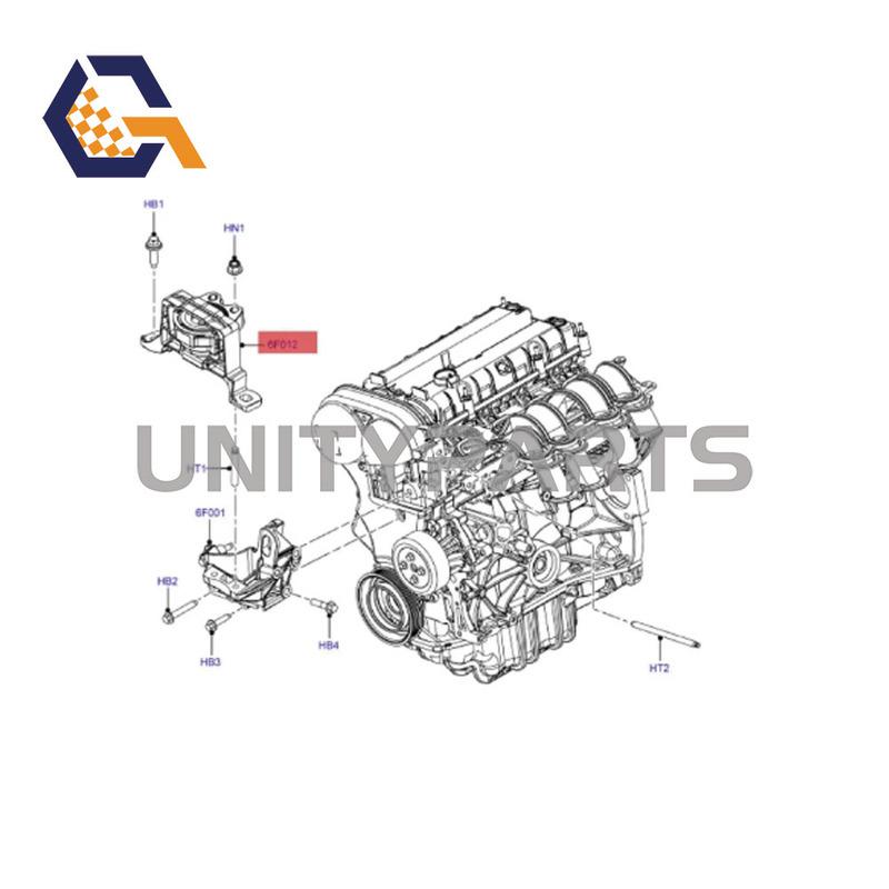 Engine Mounts Transmission Engine Mounting Support For Ford Focus C-MAX 1.6T BV616F012CB BV61-6F012-CB 3M516F012CJ 3M516F012CH