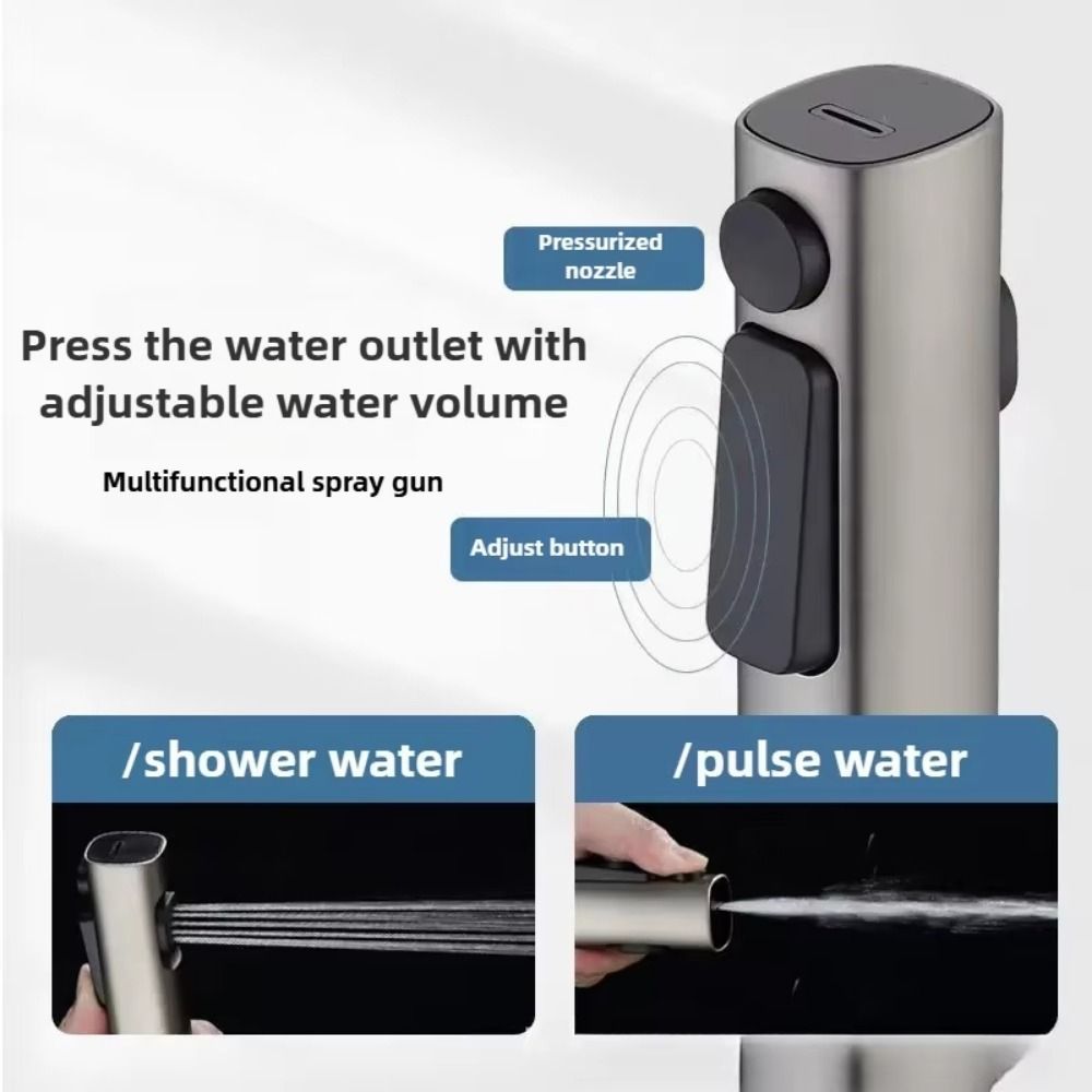 Connecteur G1/2 Pommeau de Douche de Salle de Bain Économiseur d'Eau Toilette Douche Robinet Bidon à Main Utilisation Salle de Bain