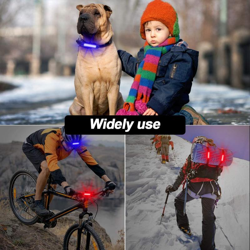4/2/1PC Bicycle Rear Light Waterproof USB Rechargeable LED Warning Lamp Bike Flashing Accessories Night Riding Cycling Taillight