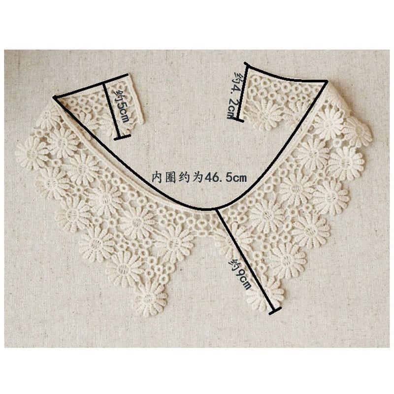 

Винтажное оригинальное кружевное платье с воротником, шитье, вырез горловины, вырез горловины свитера, воротник, аппликация, отделка, скрапбукинг 1Piece