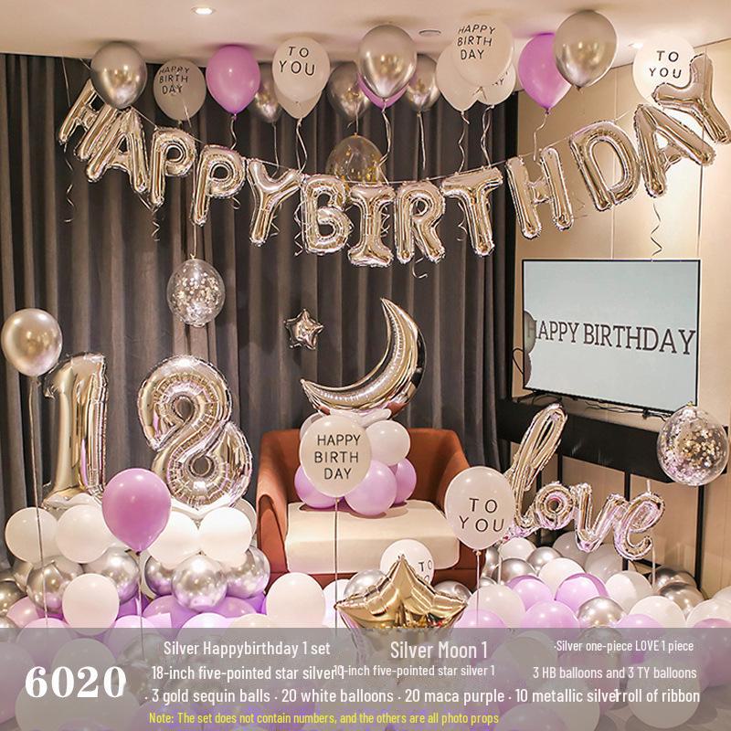 Set de baloane pentru ziua de naștere pentru adulți și copii - Decorațiuni cu desene animate